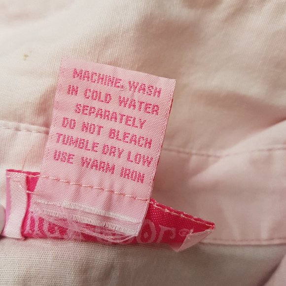 She's Cool Pink Collar Top - Size S - Picture 5 of 5